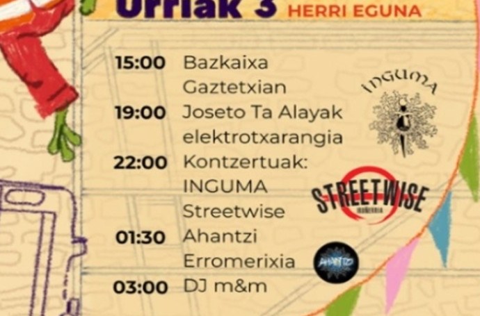 Inguma, Streetwise eta Ahantzi erromeixia taldeen kontzertua